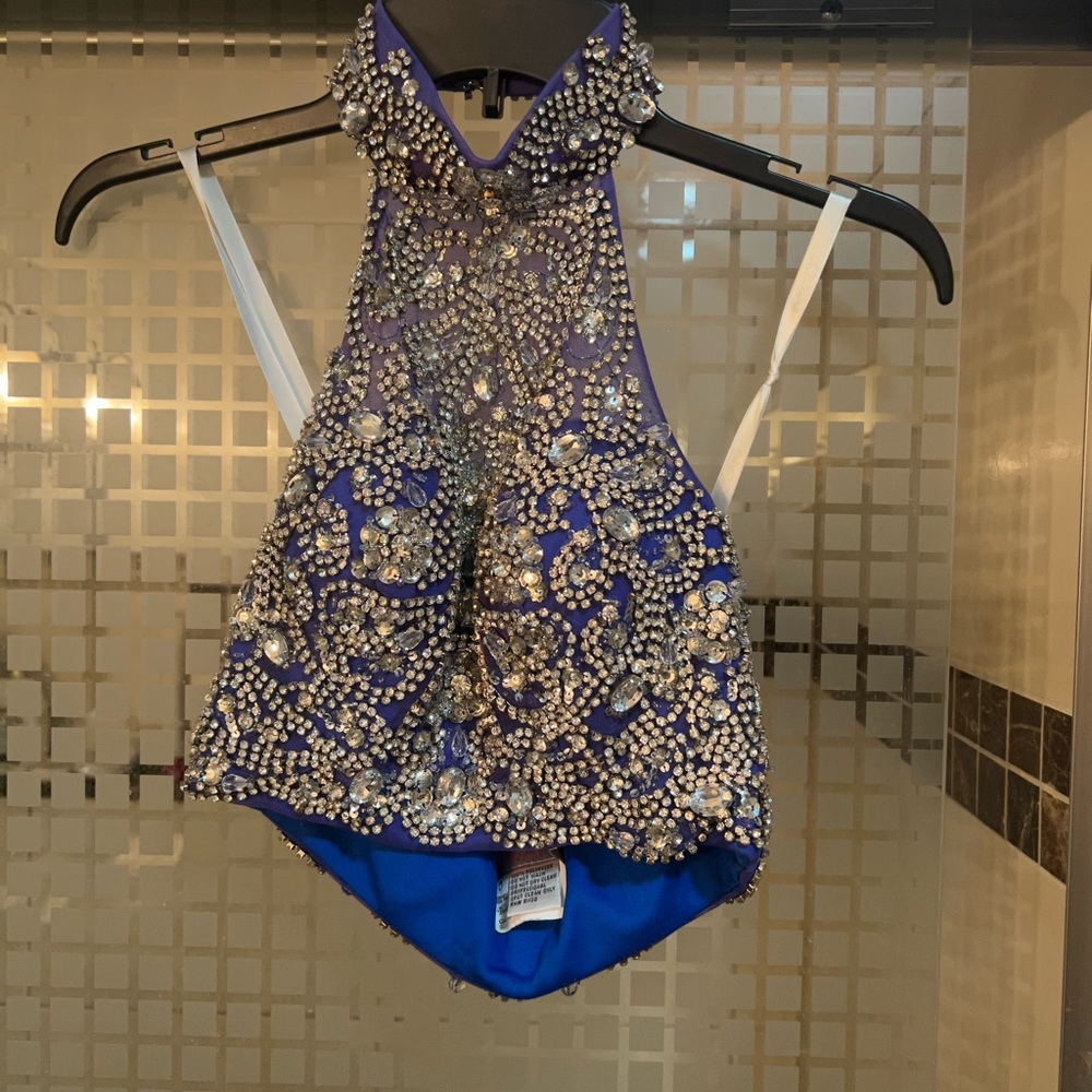 Jovani Beaded Halter top